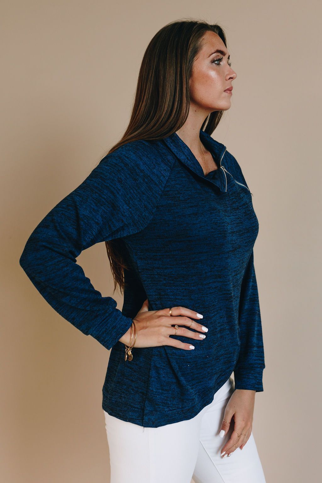 Crisp Morning Zipper Sweatshirt