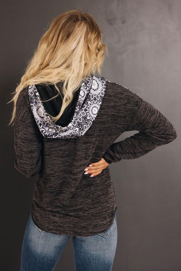 Tina Tribal Pocket Hoodie