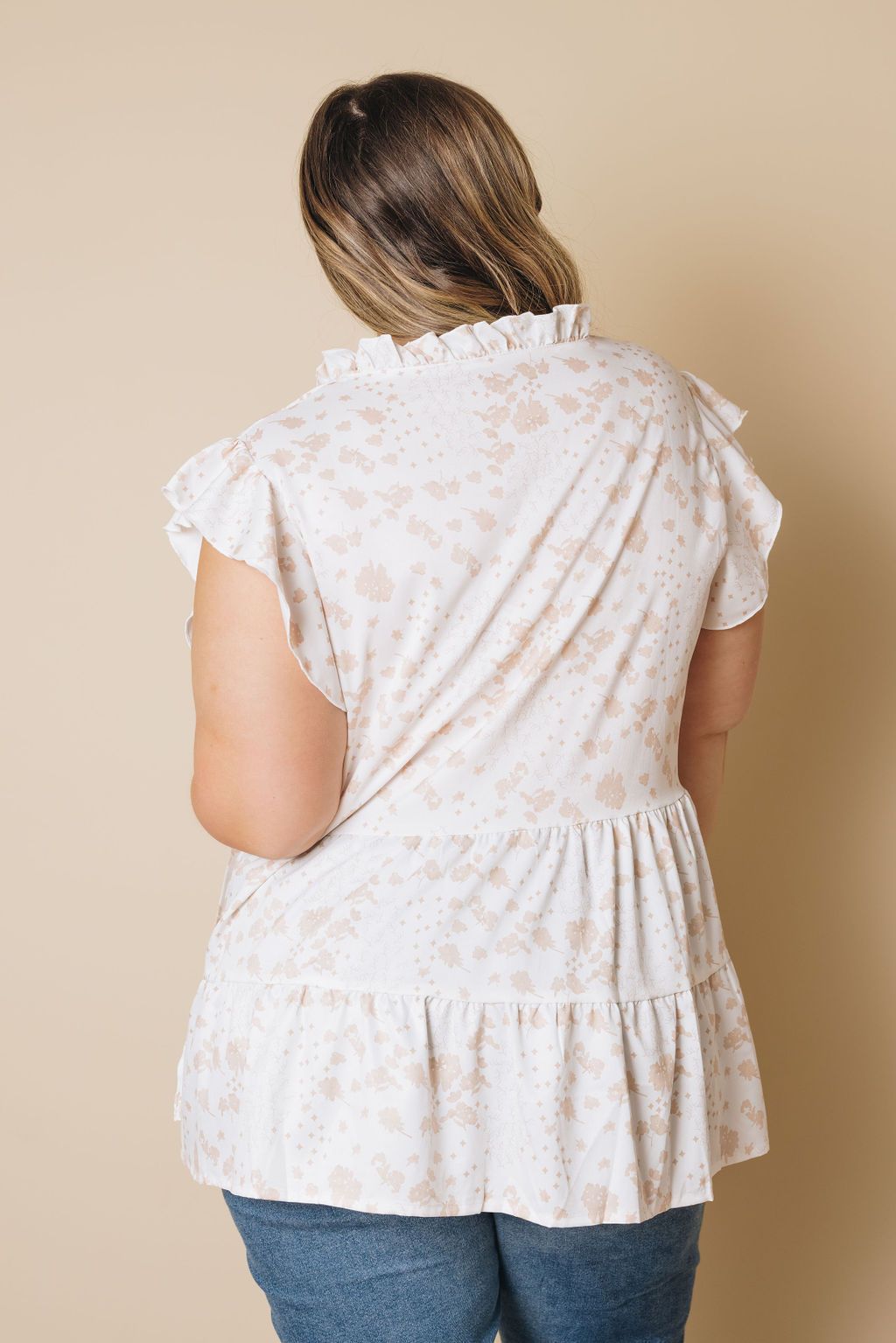 Plus Size - Hayes Ruffled Floral Top