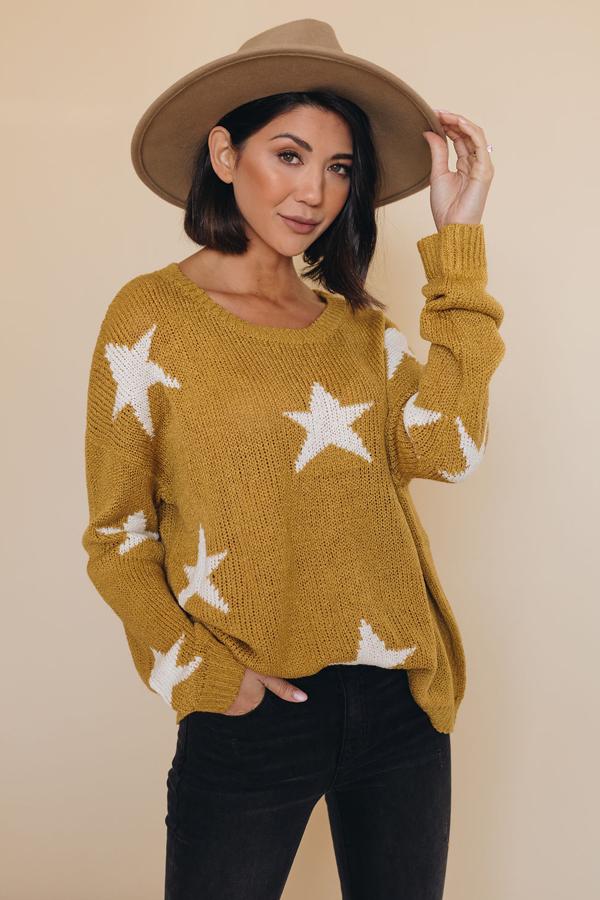 Gigi Knit Star Sweater