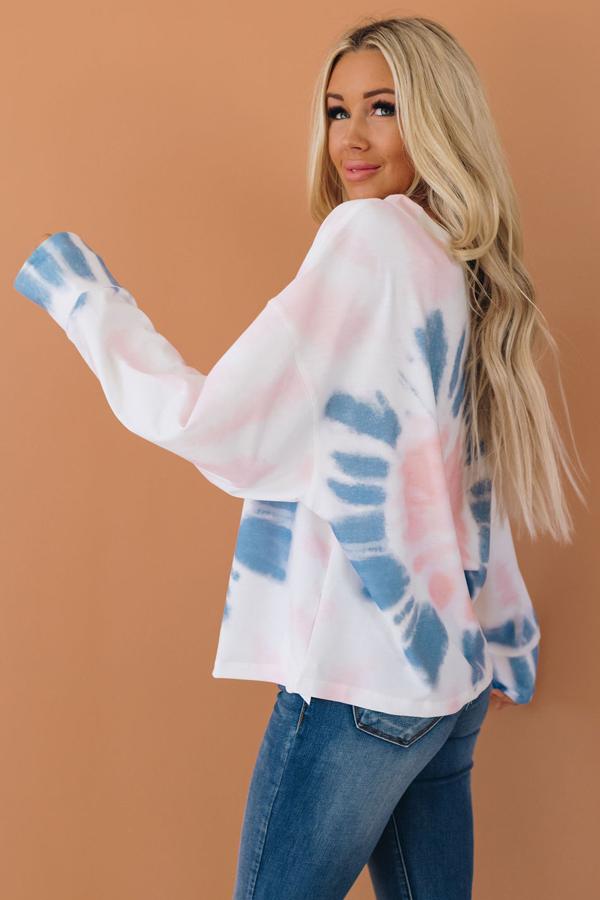 Monson Tie Dye Button Tee