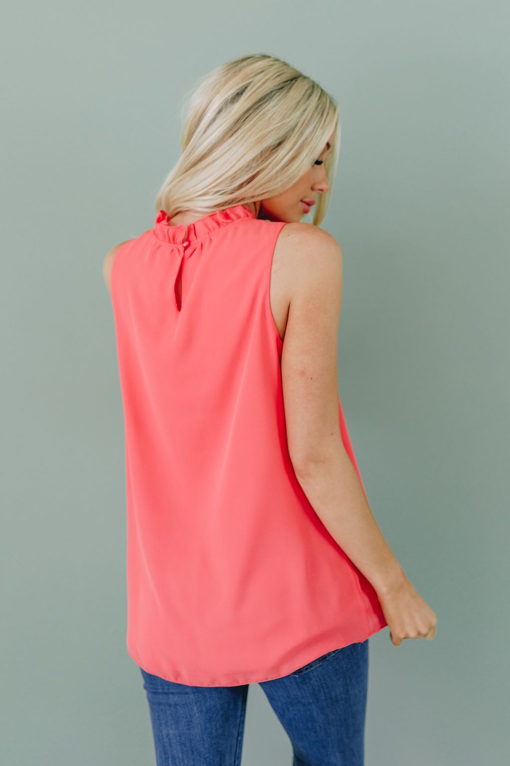Blind Date Ruffle Tank