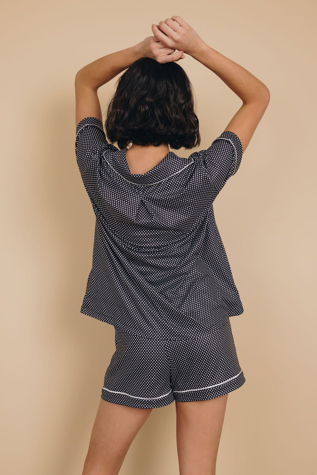 Iverson Printed Satin Pajama Set