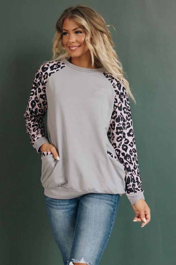 Diana Leopard Sweatshirt