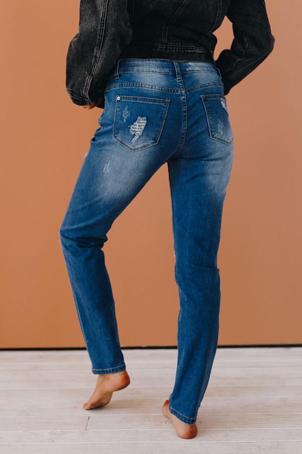 Patches of Leopard Denim Skinnies