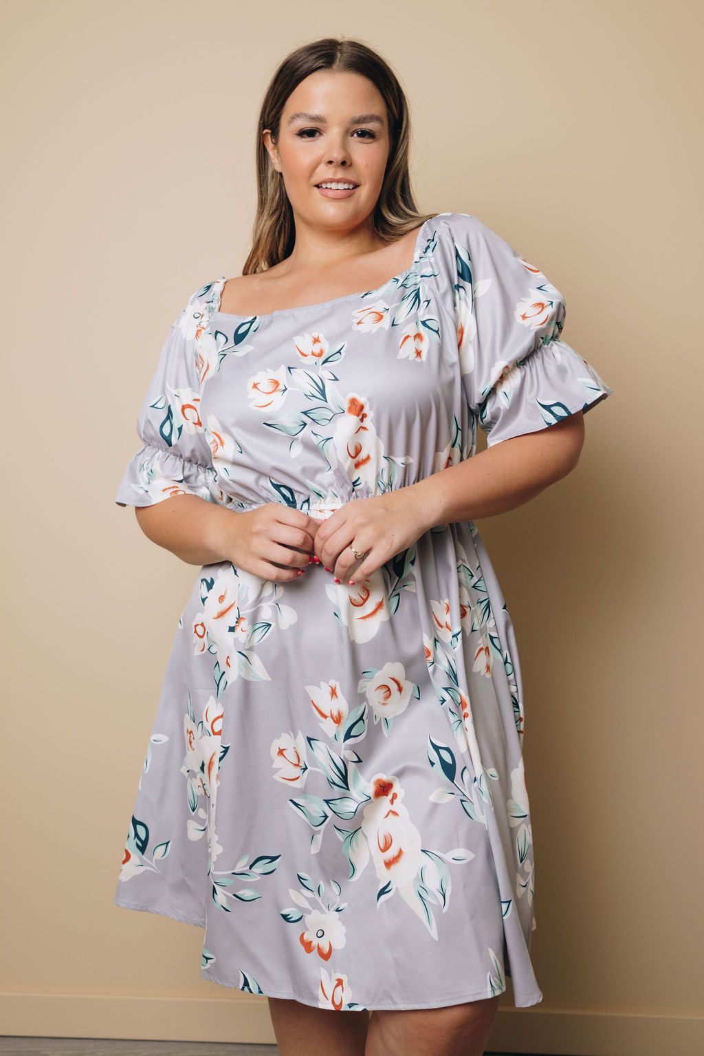 Plus Size - Jensen Floral Midi Dress