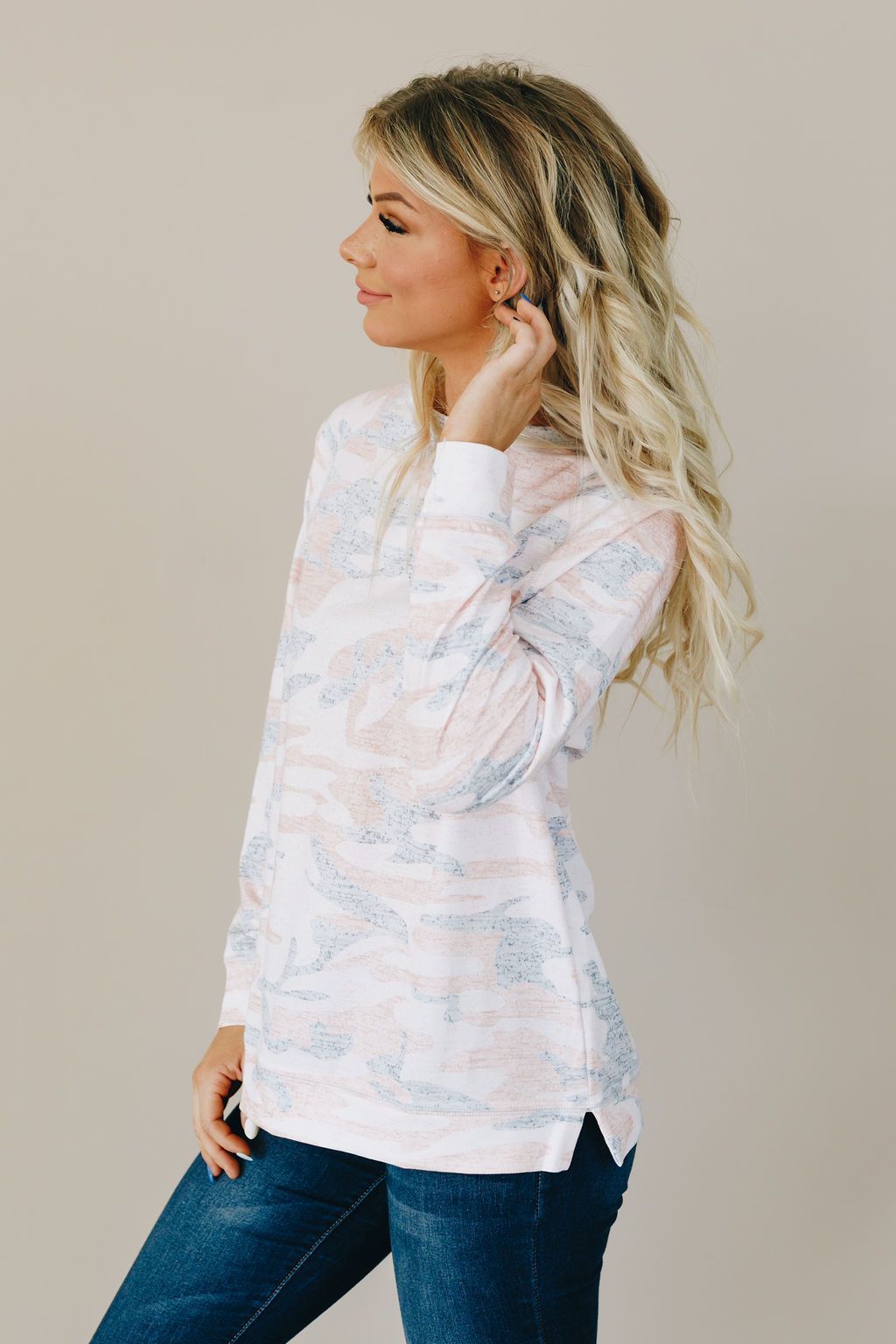 Don't Blend In Camo Pullover