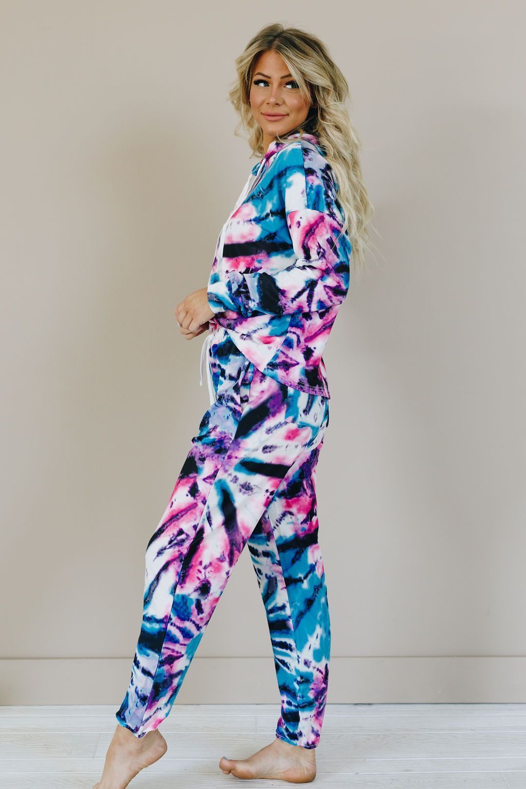 Fast Forward Tie Dye Jogger Set