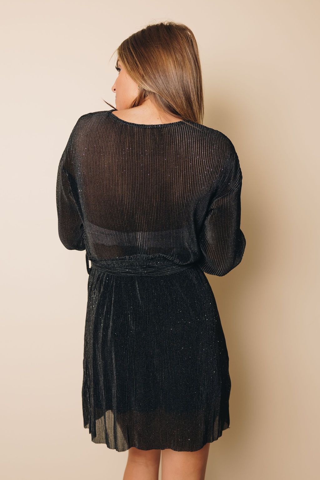 Adria Wrap Mini Dress