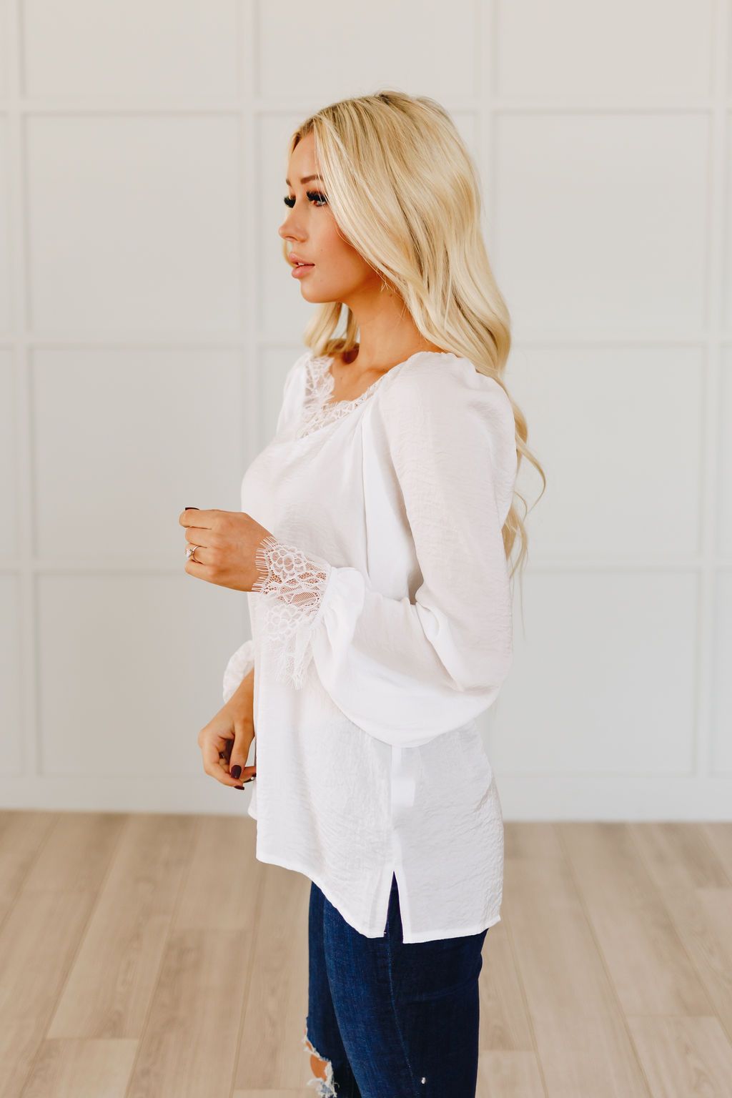 The Morning View Lace Blouse