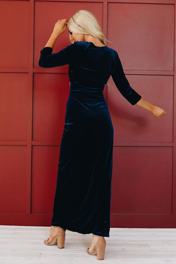 Christmas Kiss Velvet Dress