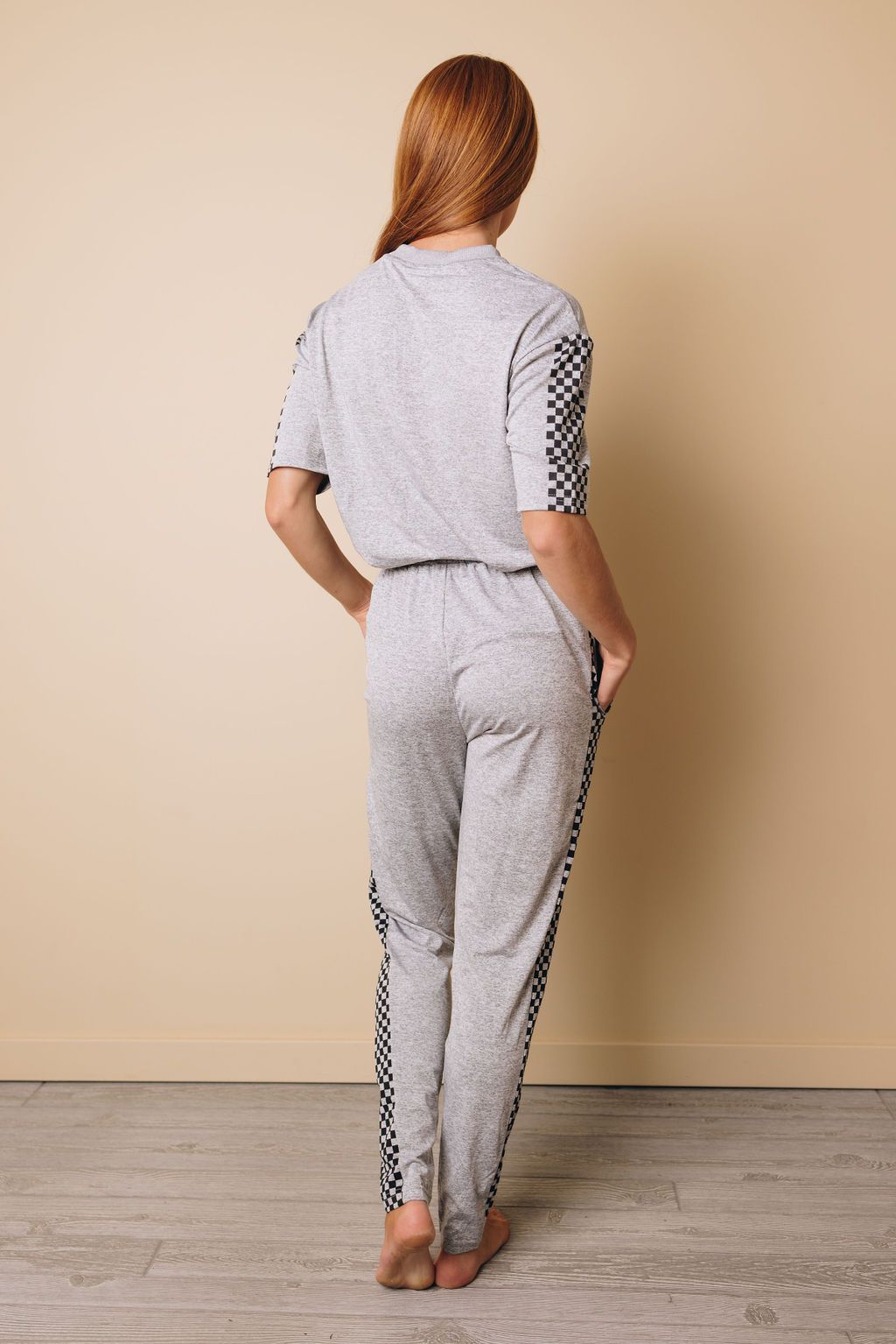 Glinda Short Sleeve Top and Elastic Waist Pants Set