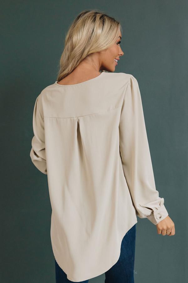 Adore You Button Blouse