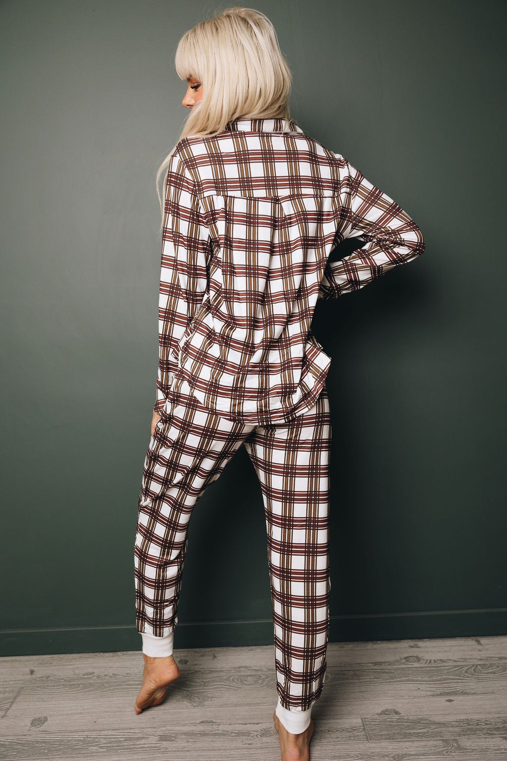 Hayes Plaid PJ Set