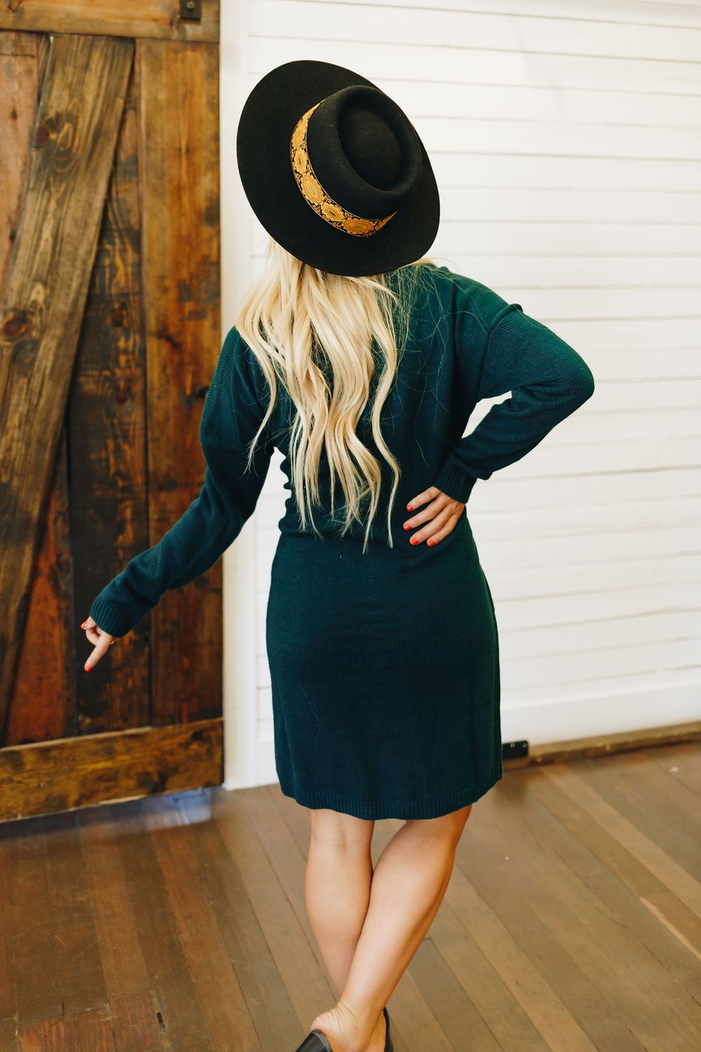 Love Lasts Tie Sweater Dress