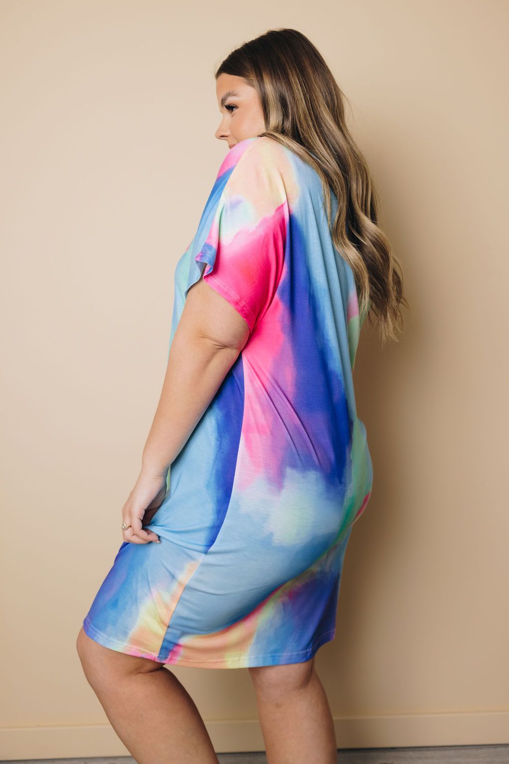 Plus Size - Namia Tie Dye Dress