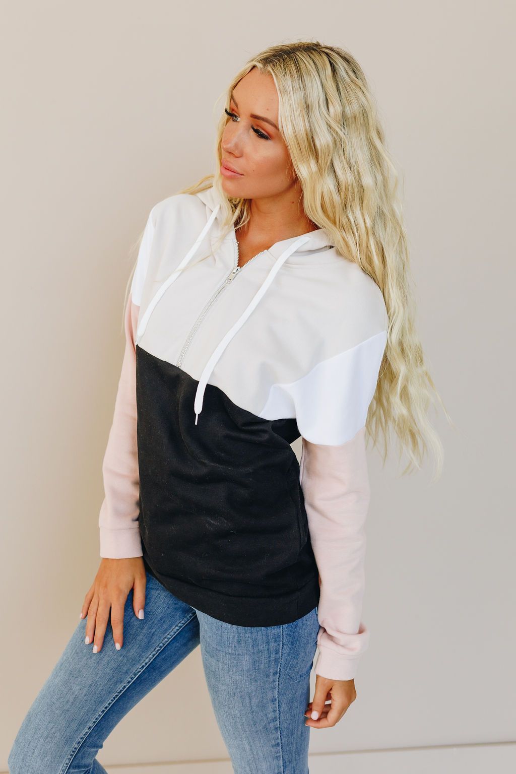 Block Out the Haters Half Zip Jacket