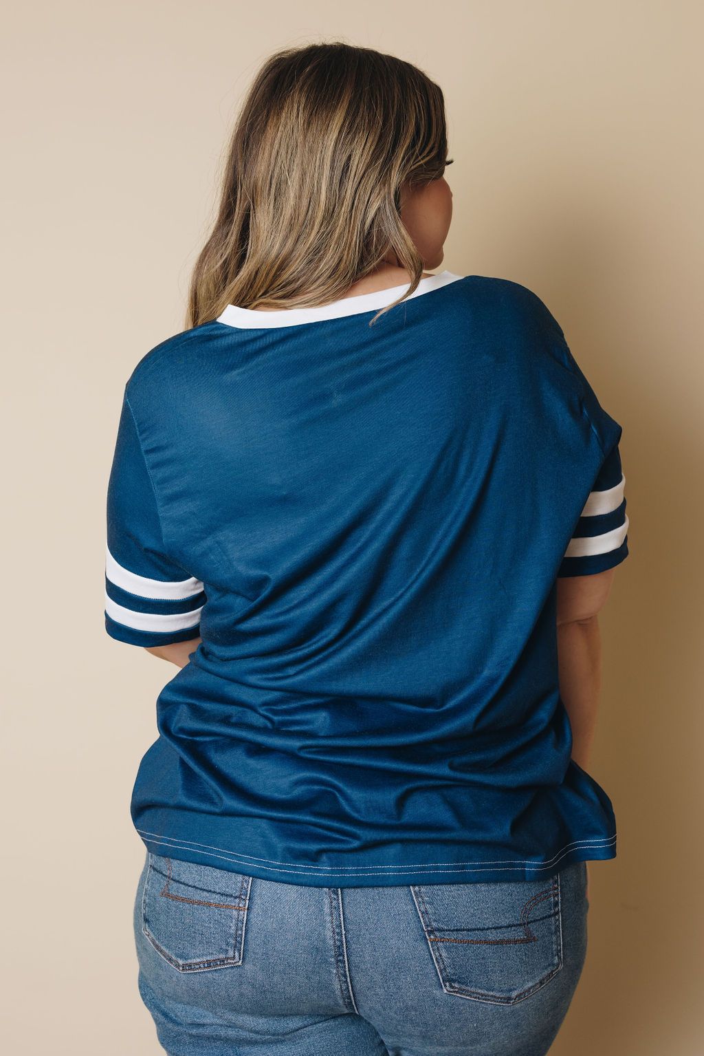 Plus Size - Hariis Patterned Tee