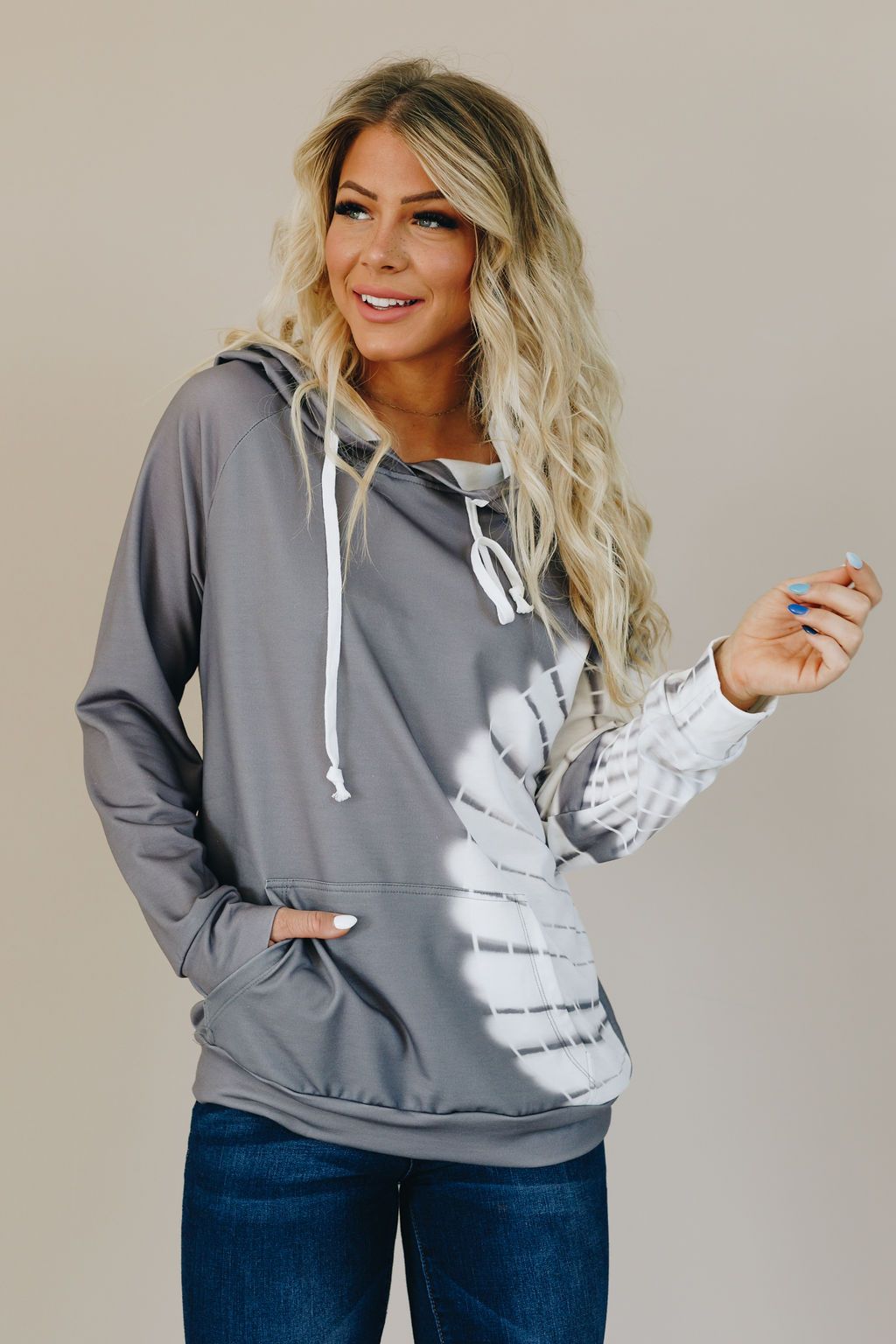 Cloudy Skies Tie Dye Hoodie