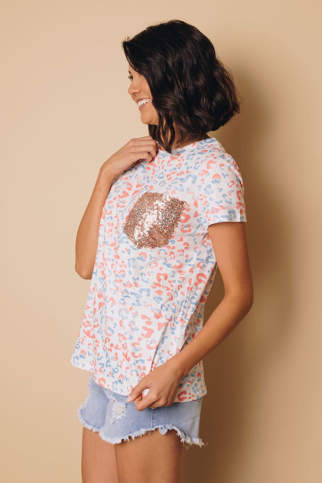 Go Wild and Sequin Tee