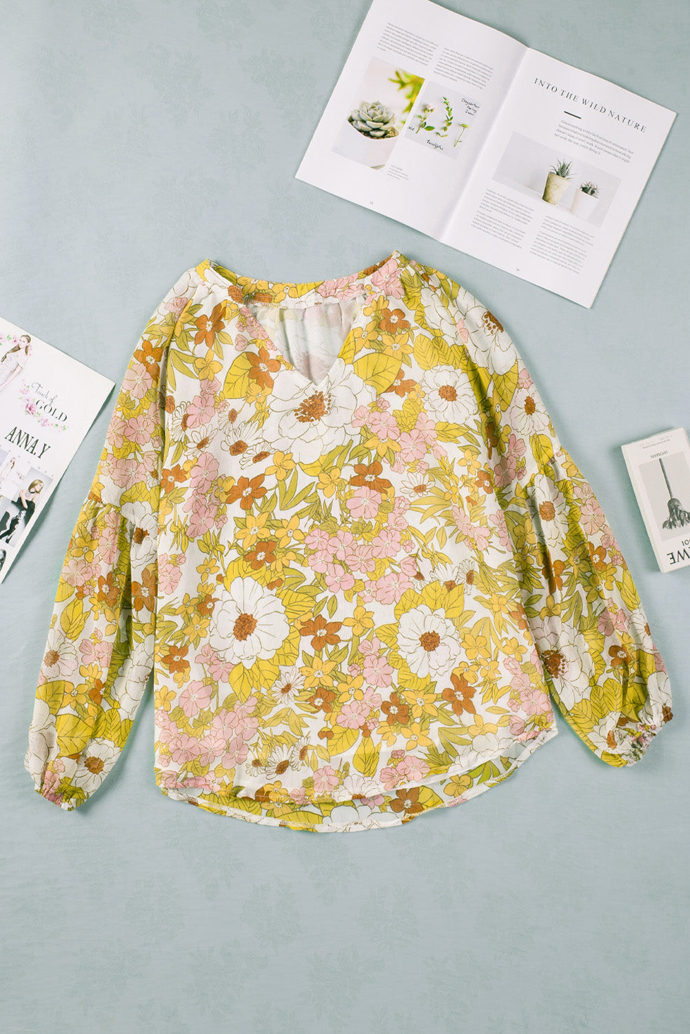 Anna Floral Long Sleeve Top