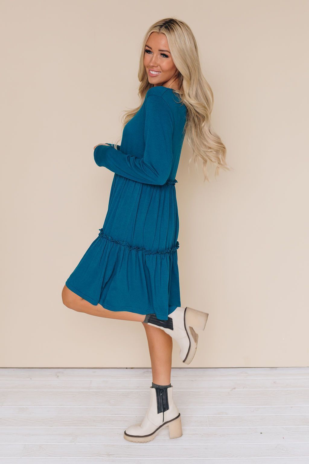 Hartford Ruffle Midi Dress