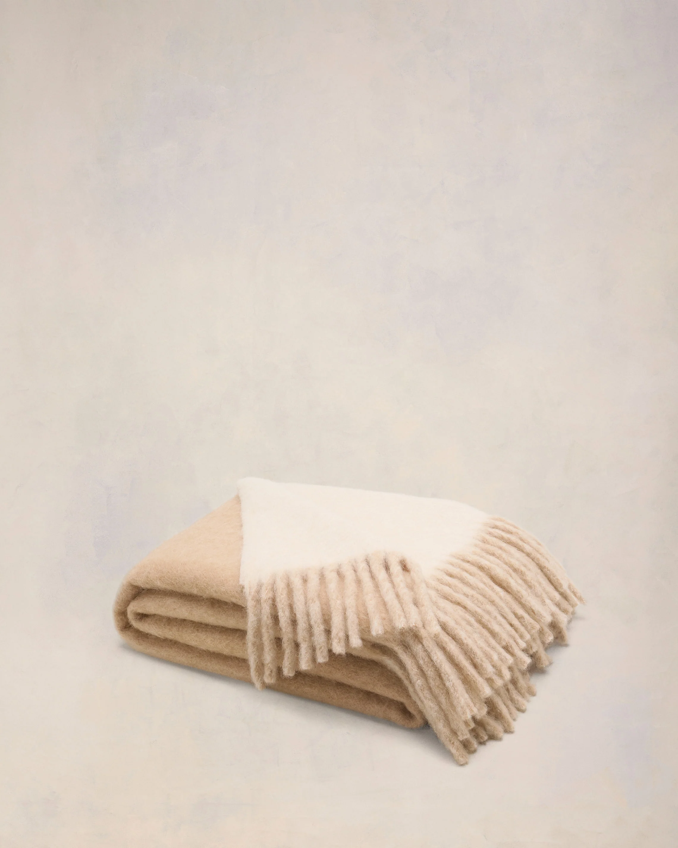 Bicolor Double-Sided Blanket With Ami Alexandre Mattiussi Tab