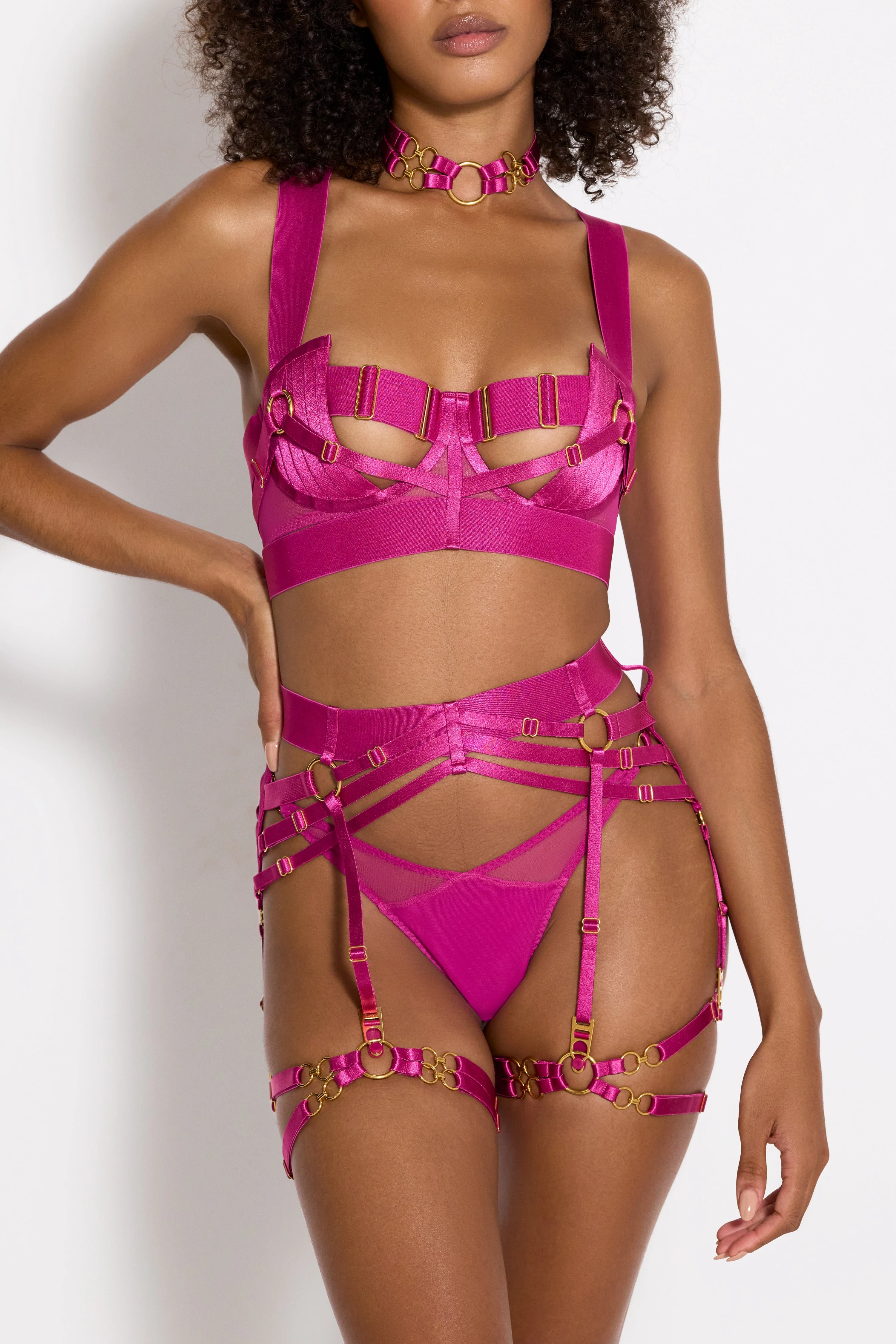 The Essentials Kleio Bondage Garters (Pair)