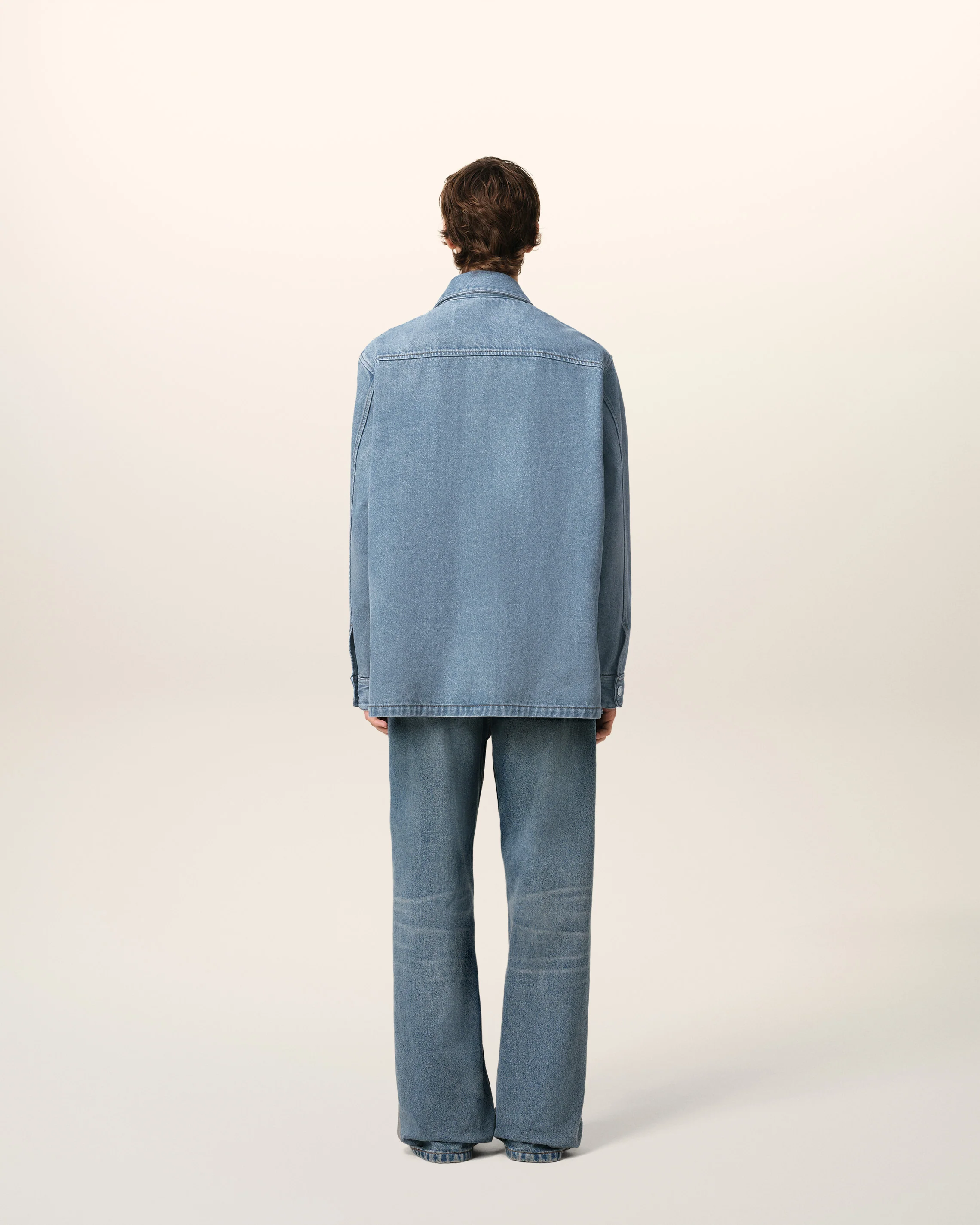 Blue Cotton Ami de Coeur Overshirt