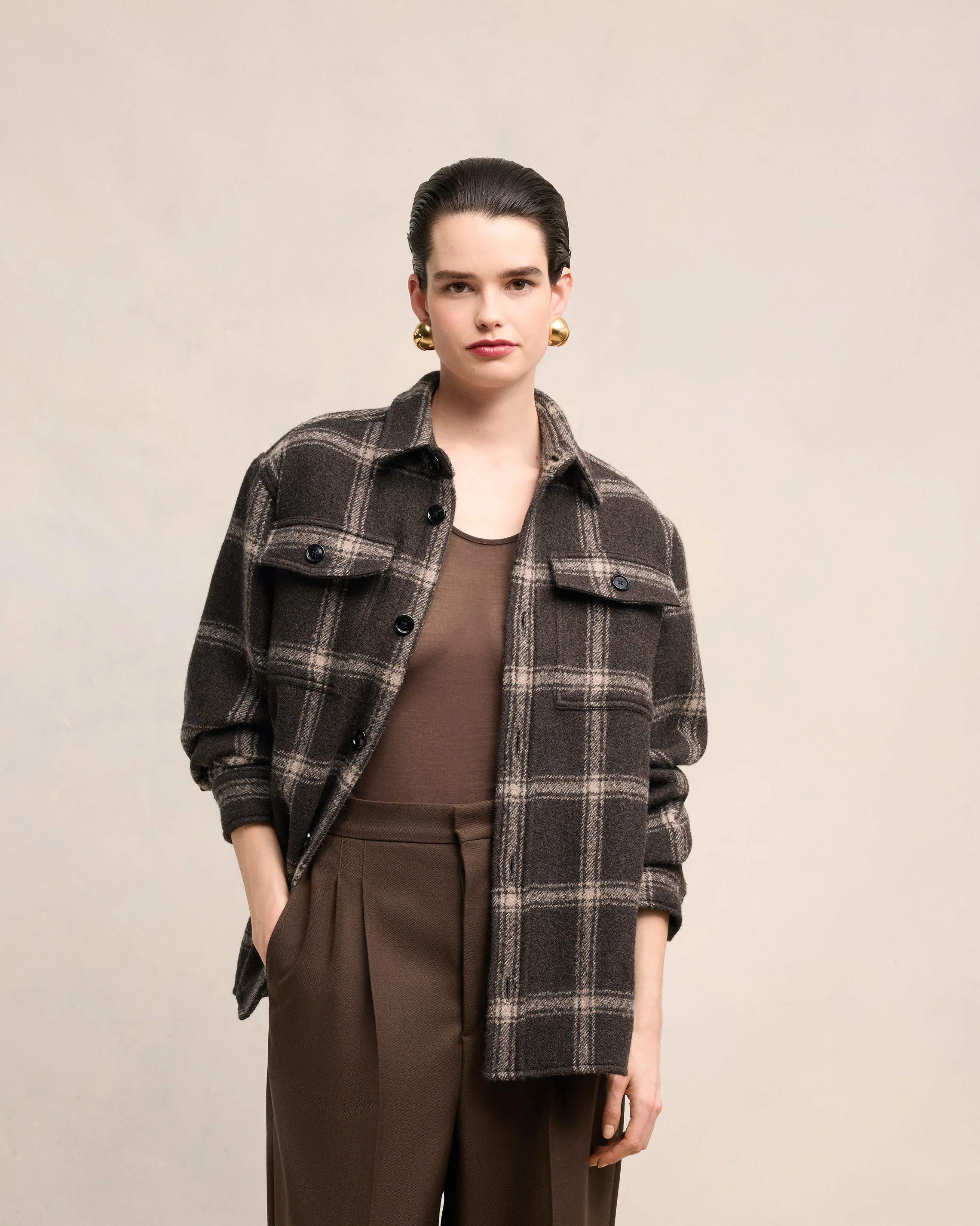 Overshirt With Chest Pocket