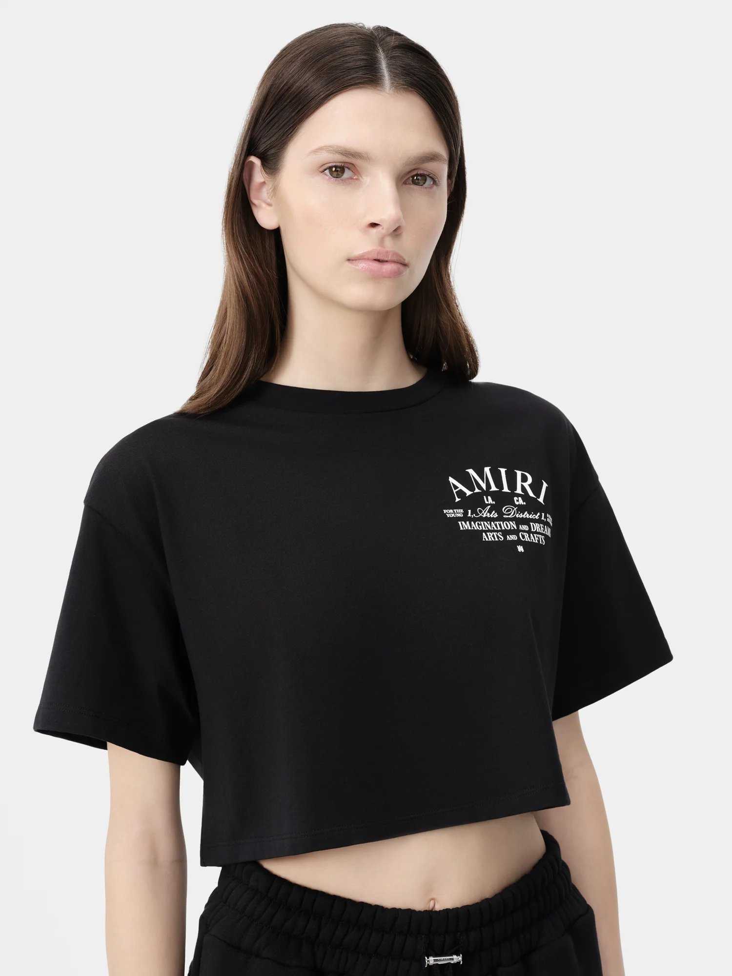 WOMEN - WOMEN'S ARTS DISTRICT CROPPED TEE - Black