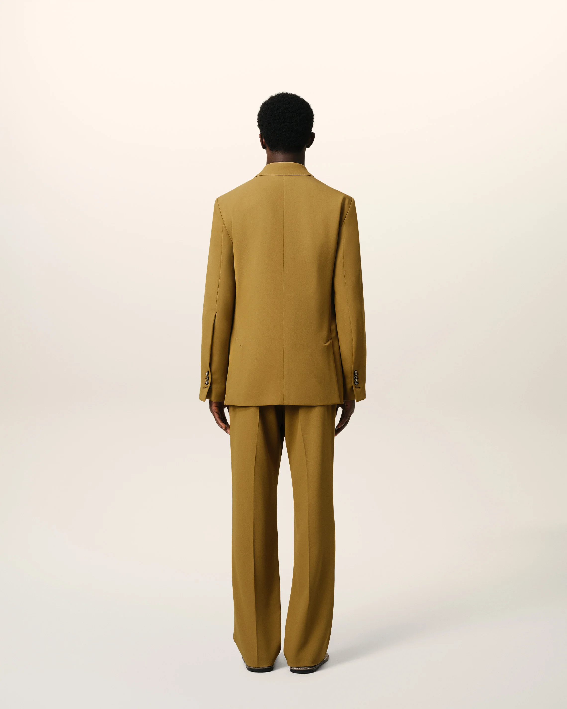 Mustard Wool Semi-Lined Jacket