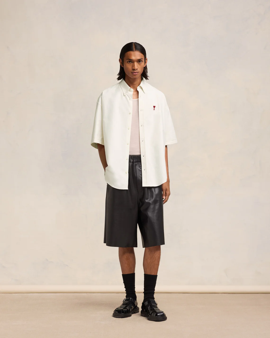 Boxy Fit Short Sleeve Shirt