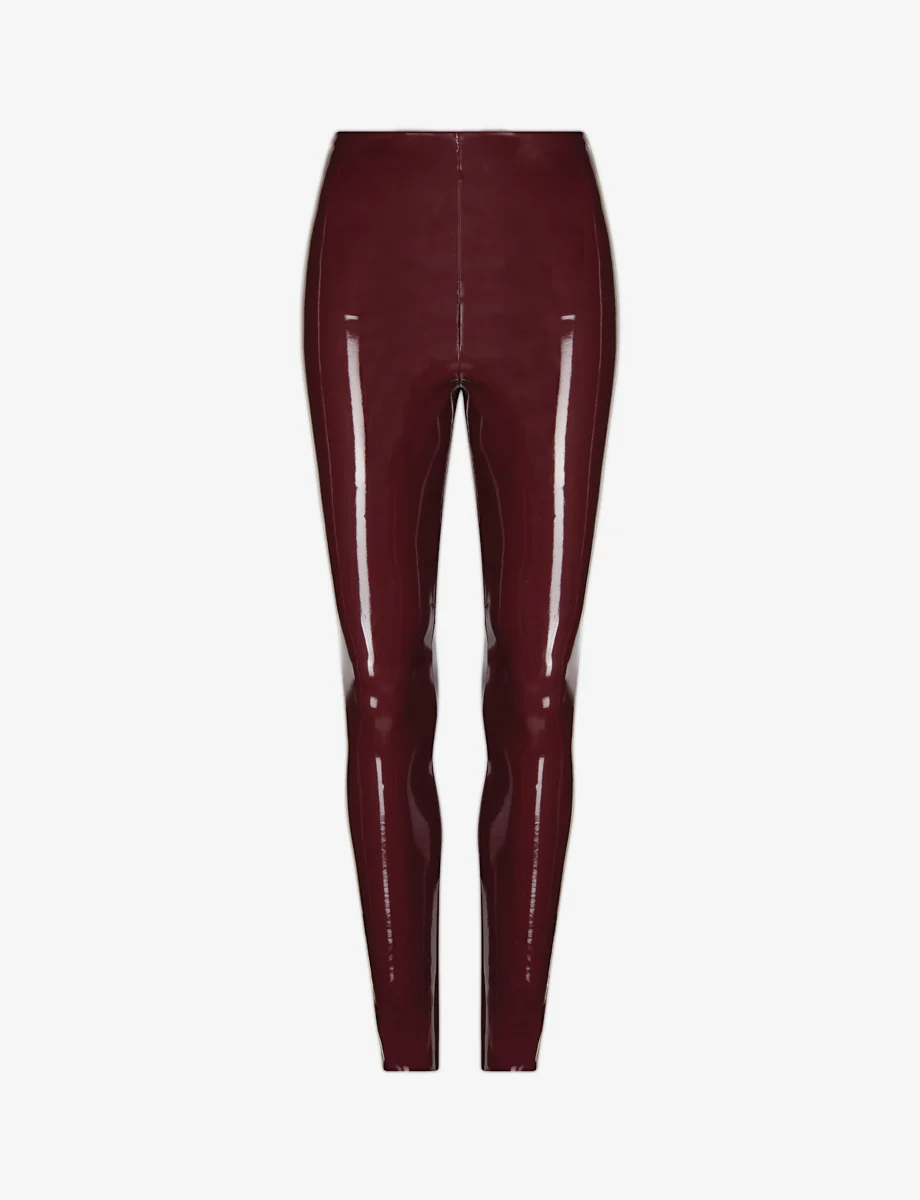 Faux Patent Leather Legging