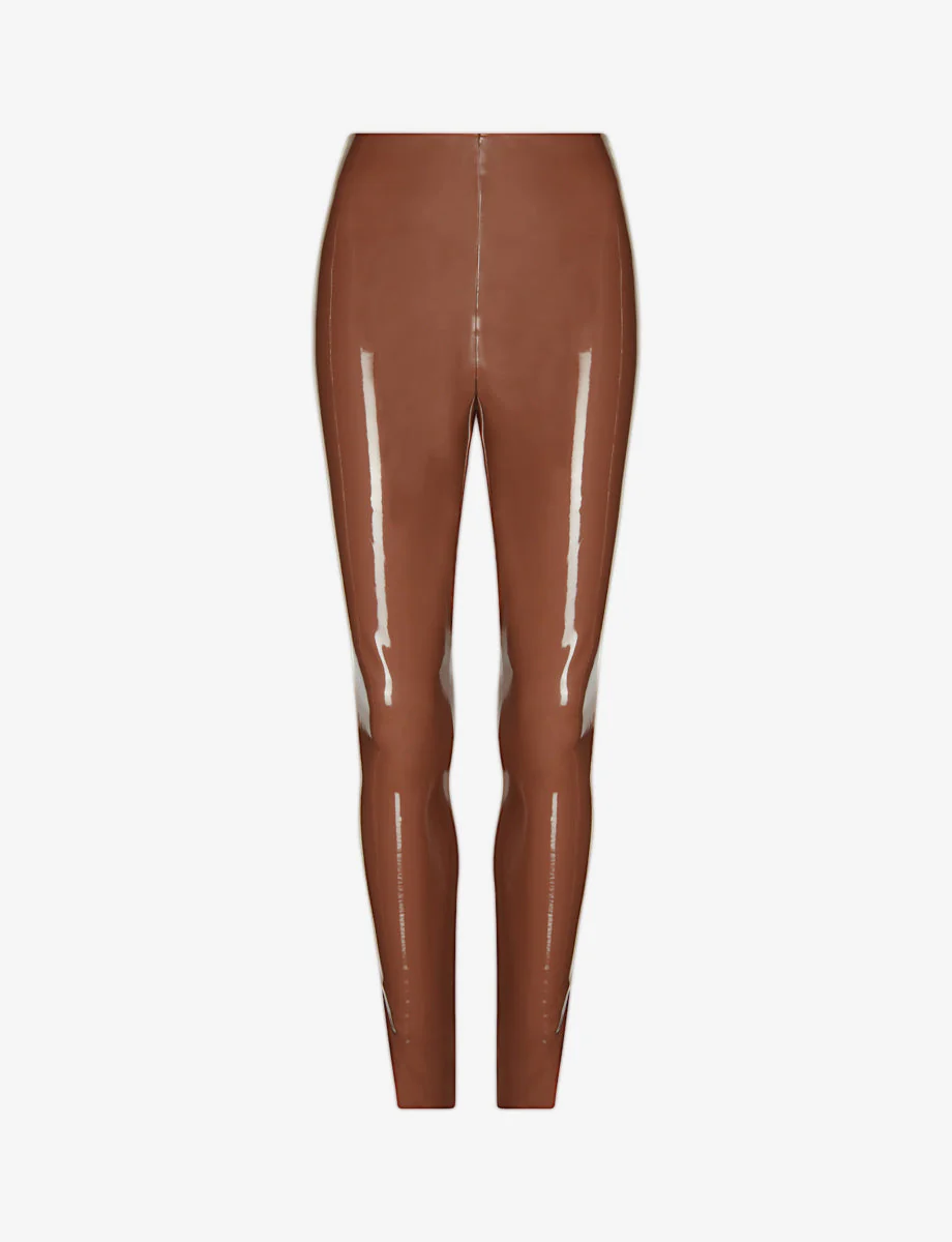 Faux Patent Leather Legging