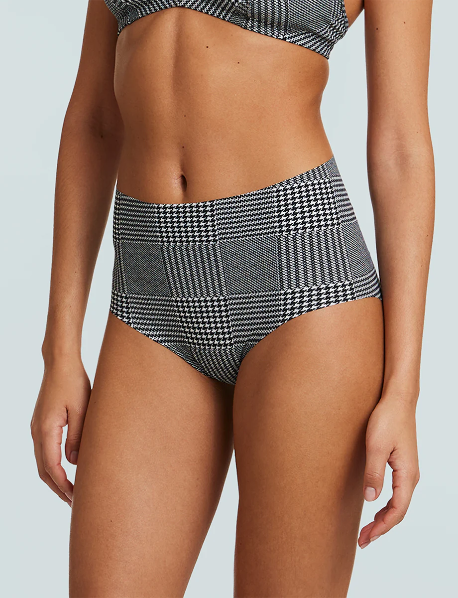 Classic Print High Rise Bikini