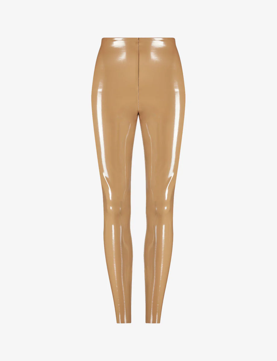 Faux Patent Leather Legging