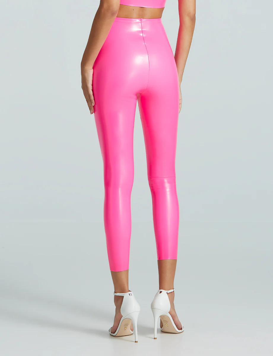 Faux Patent Leather Legging