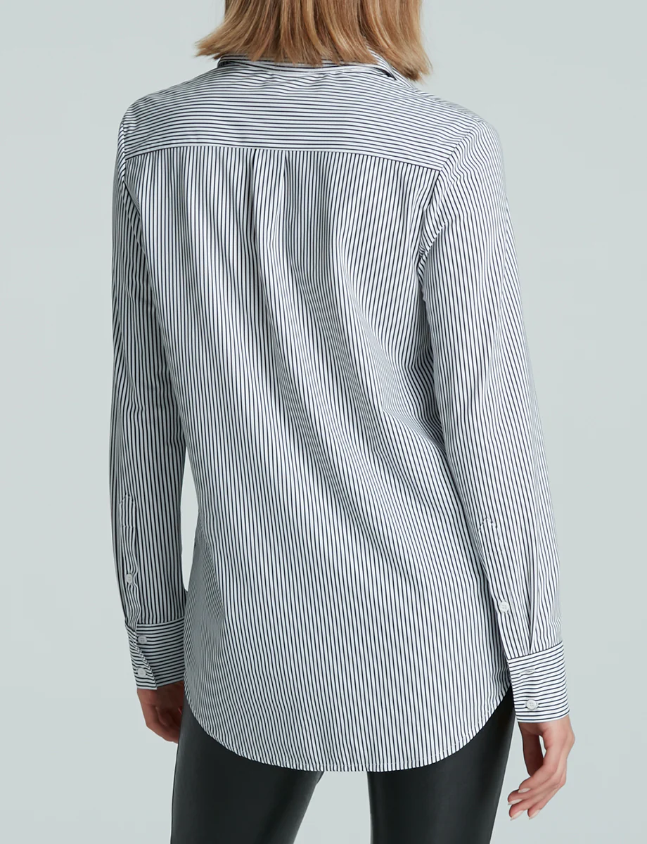 Classic Printed Oversized Button Down Shirt