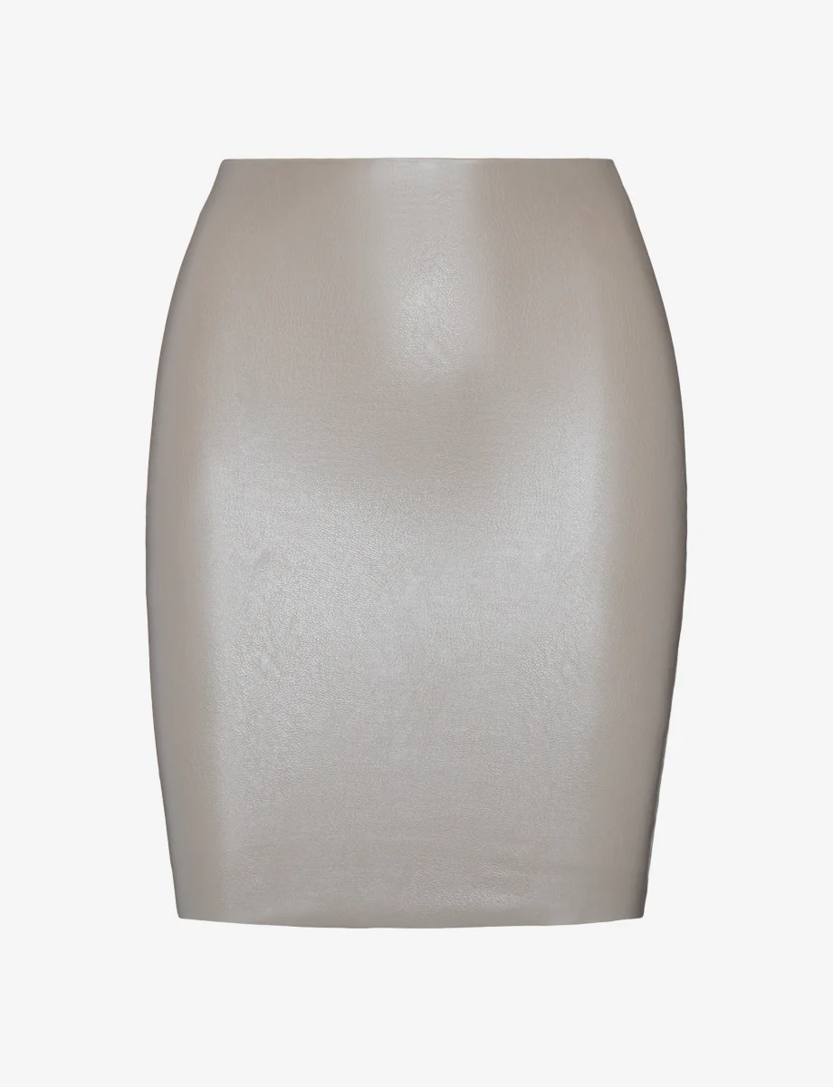 Faux Leather Mini Skirt