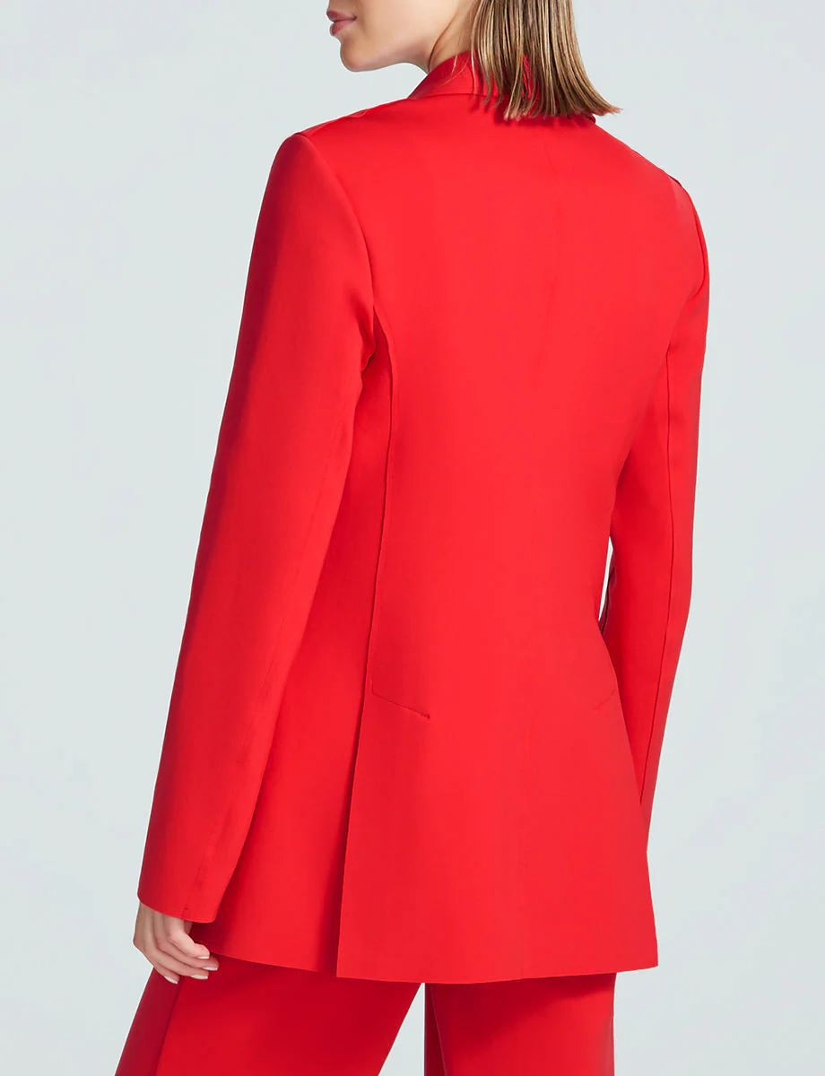 Neoprene CEO Double-Breasted Blazer