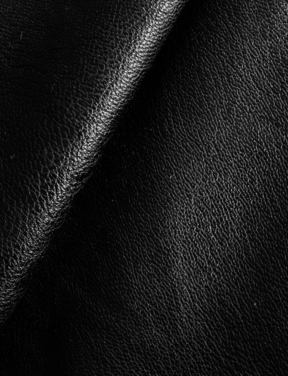 Faux Leather Squareneck Crop Top