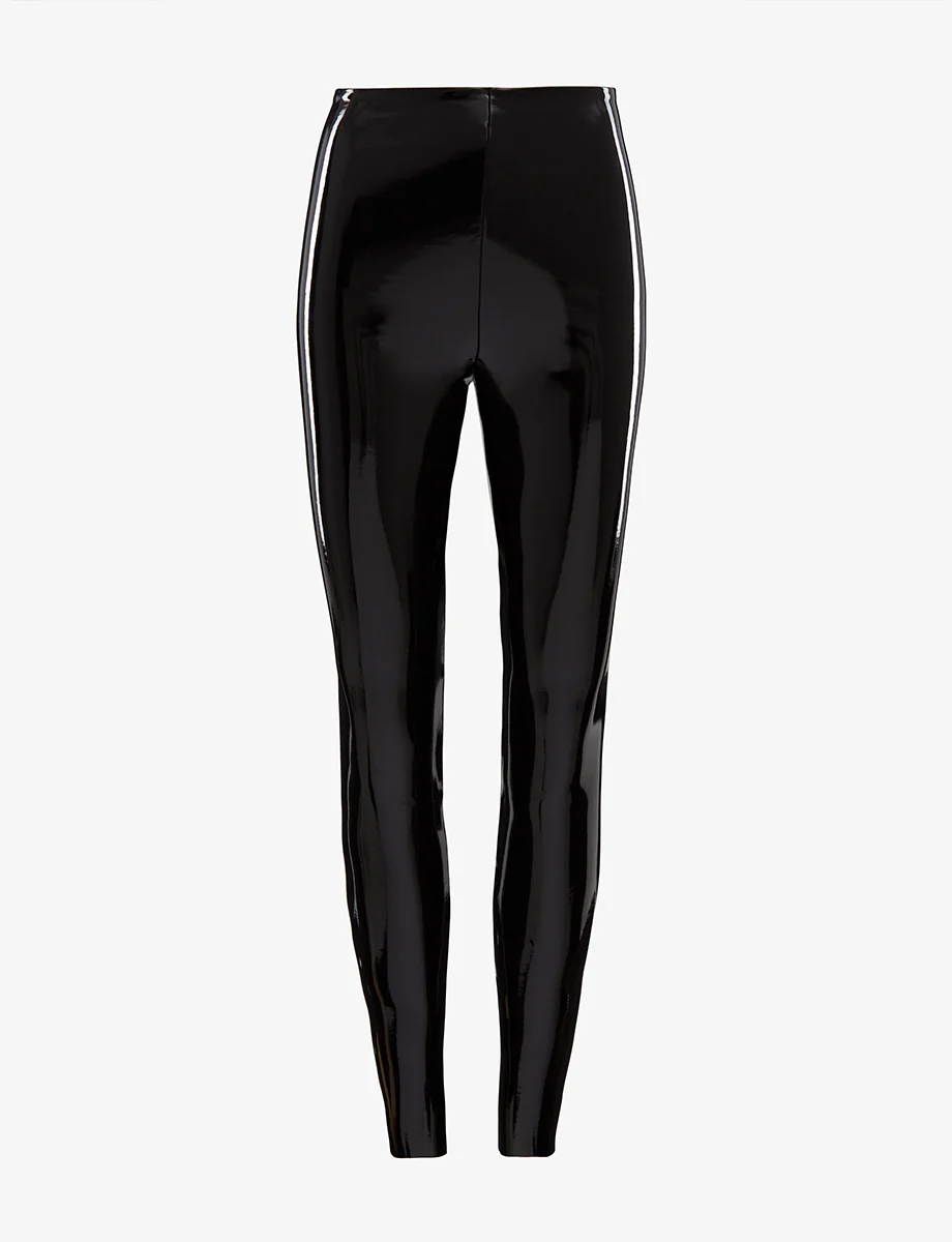 Faux Patent Leather Legging