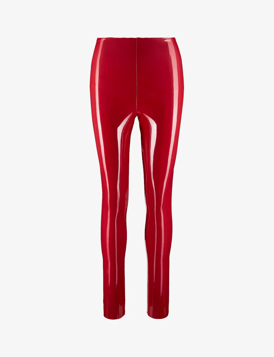 Faux Patent Leather Legging