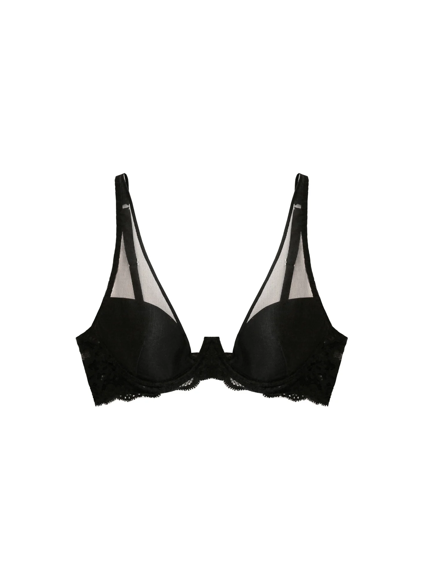 Charlotte Sheer Overlay Demi Bra