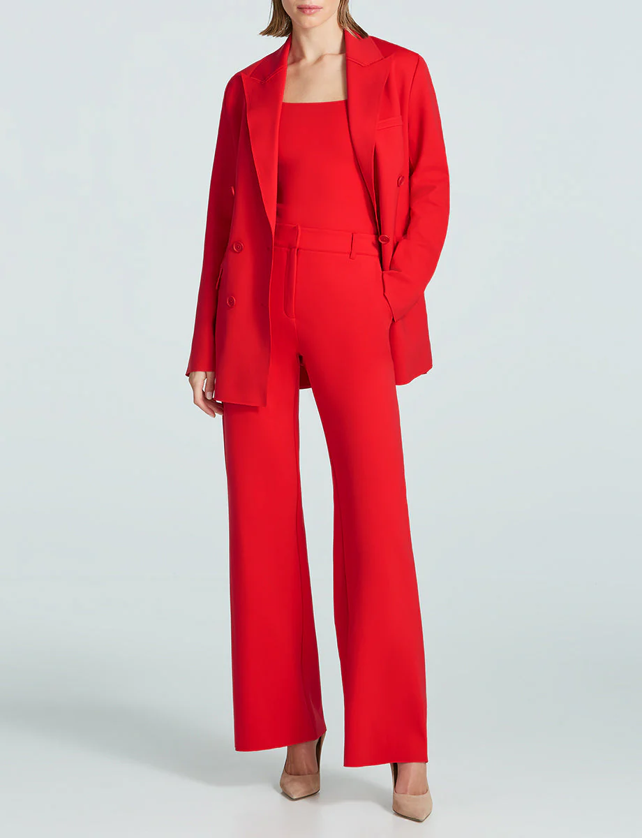 Neoprene CEO Double-Breasted Blazer