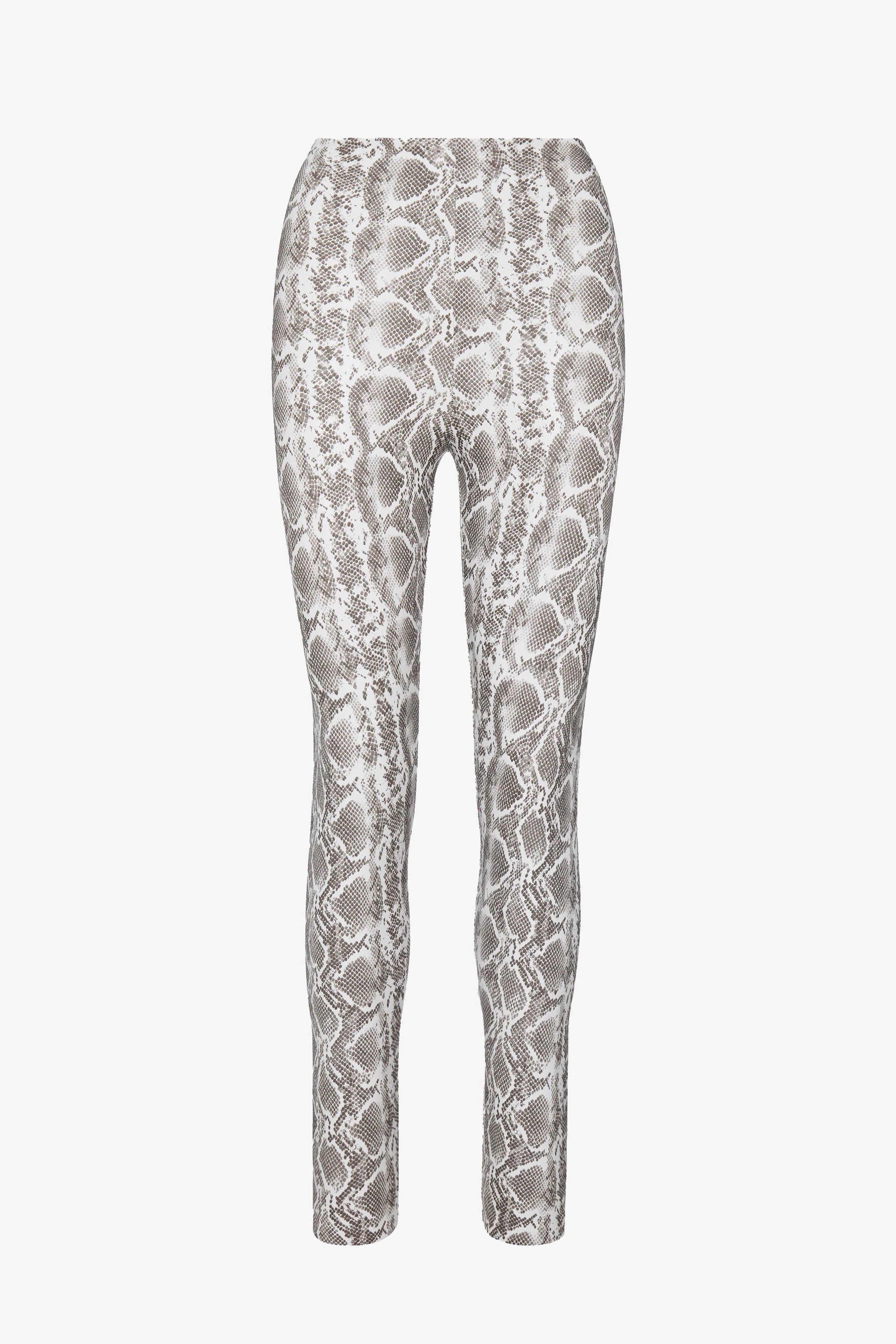 Faux Leather Animal Legging