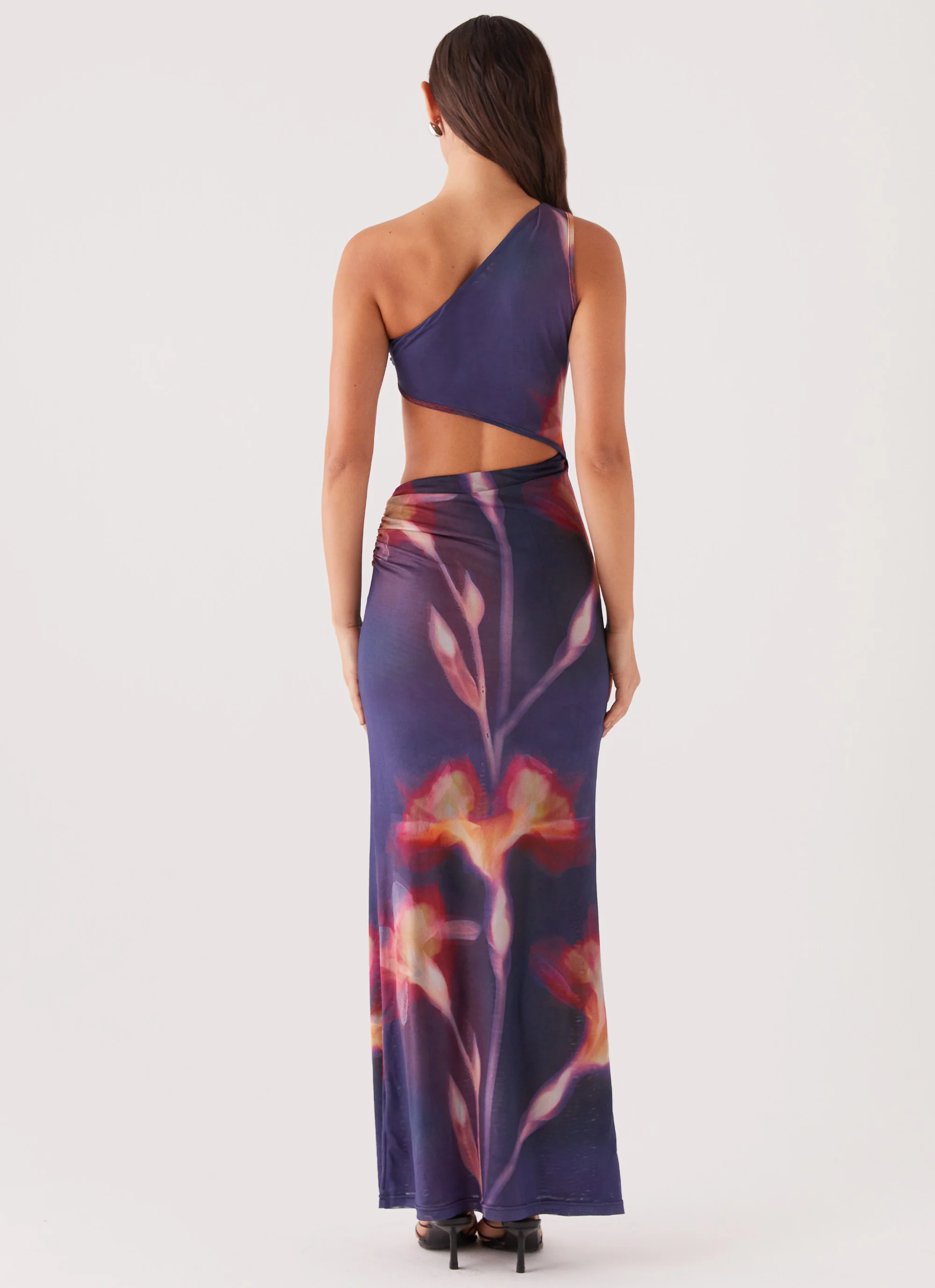 Shadows In The Sun Mesh Maxi Dress - Ember Rose