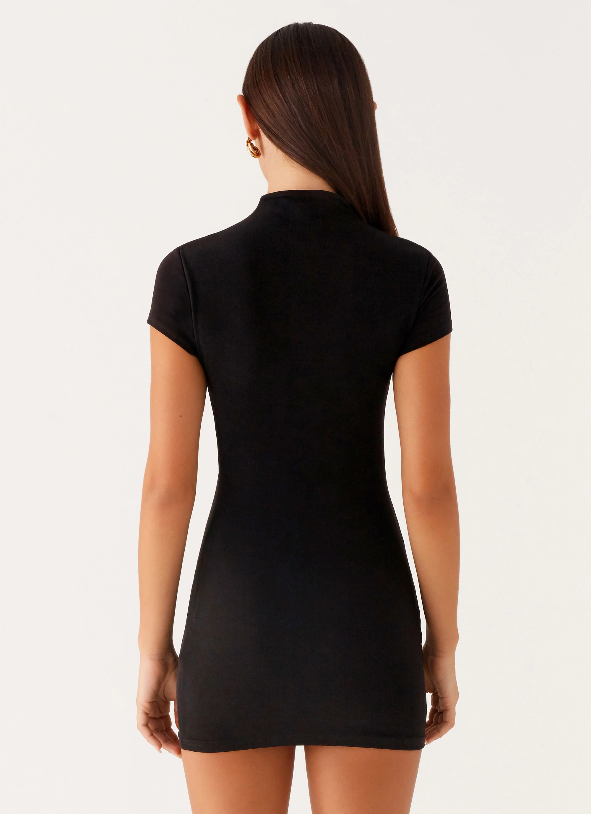 Time Capsule Cut Out Mini Dress - Black