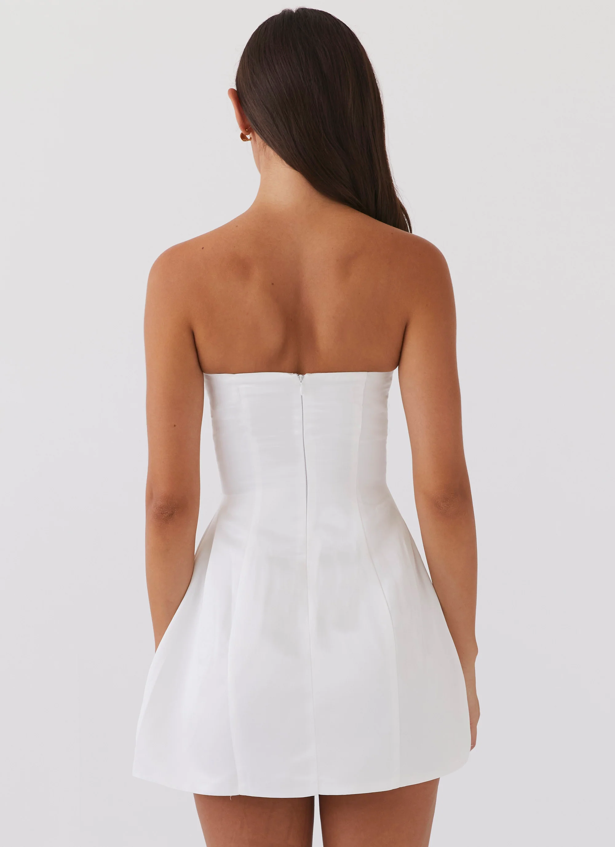 Girl Crush Bow Mini Dress - White